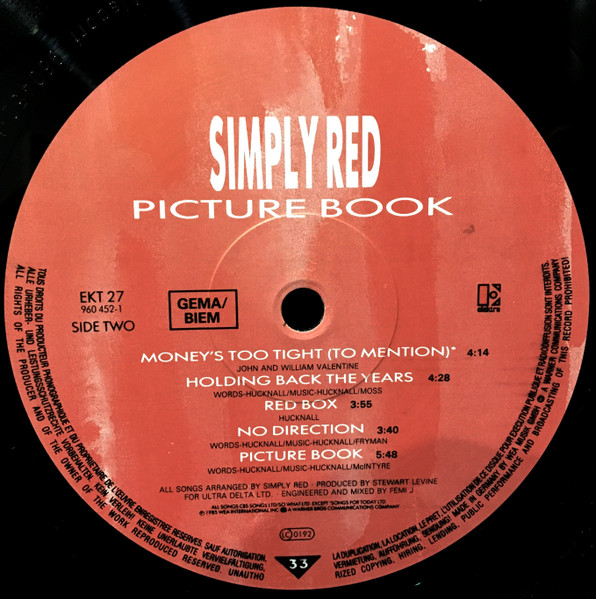 Simply Red - Picture Book | Elektra (EKT 27) - 4