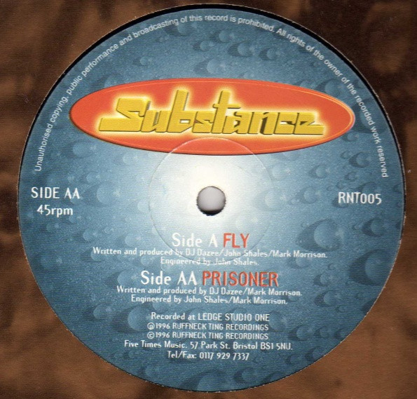 Substance - Fly / Prisoner | RuffNeck Ting Records (RNT 005) - main
