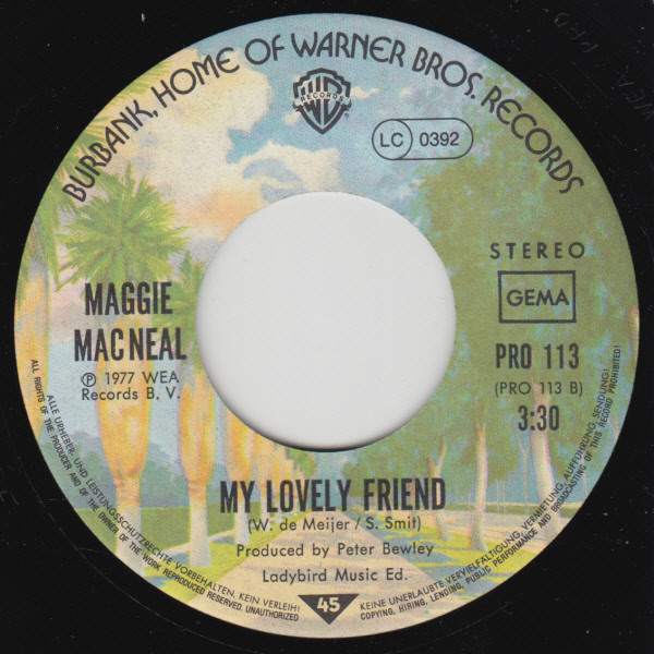 Maggie MacNeal Featuring Jan Akkerman - White Room | Warner Bros. Records (PRO 113) - 4