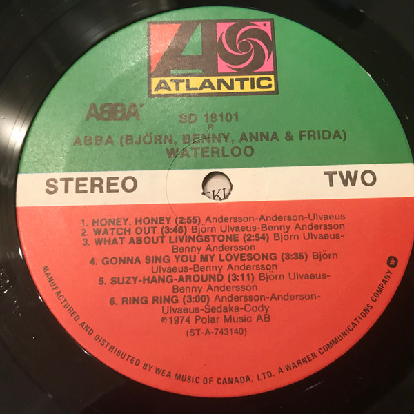 ABBA , Björn & Benny, Agnetha & Anni-Frid - Waterloo | Atlantic (SD 18101 R) - 4