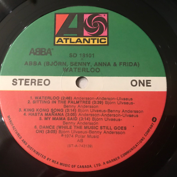 ABBA , Björn & Benny, Agnetha & Anni-Frid - Waterloo | Atlantic (SD 18101 R) - 3