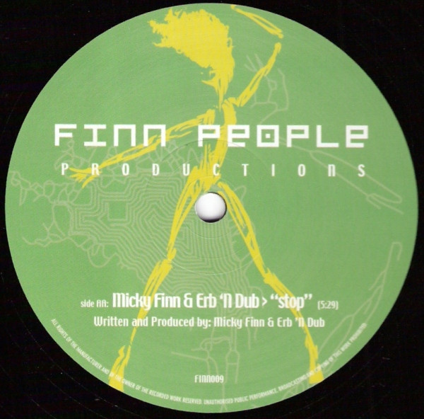 Micky Finn & Erb N Dub - Attention / Stop | Finn People Productions (FINN009) - 2