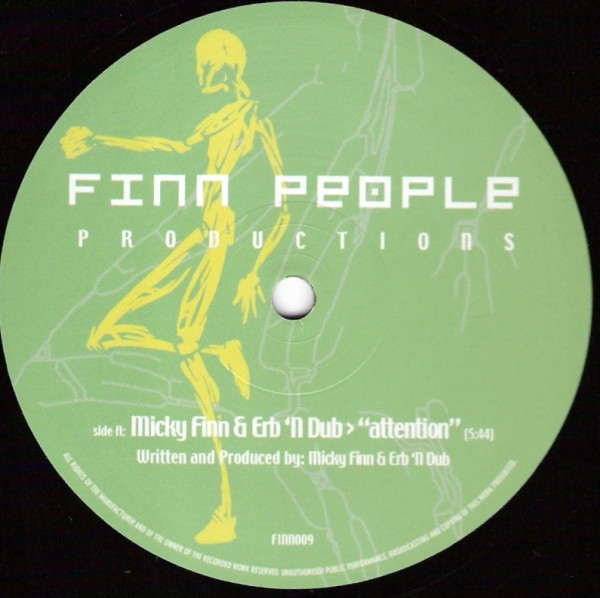 Micky Finn & Erb N Dub - Attention / Stop | Finn People Productions (FINN009) - main