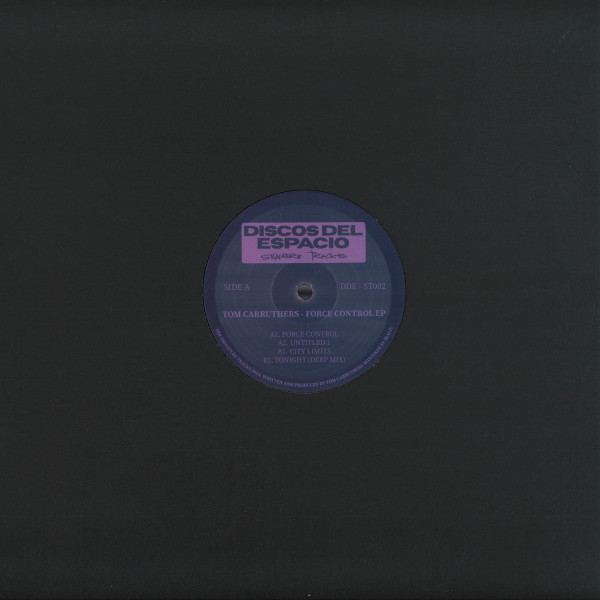 Tom Carruthers - Force Control | DDE Signature Tracks (DDE-ST002) - 2 Tom Carruthers - Force Control | DDE Signature Tracks (DDE-ST002) - 2