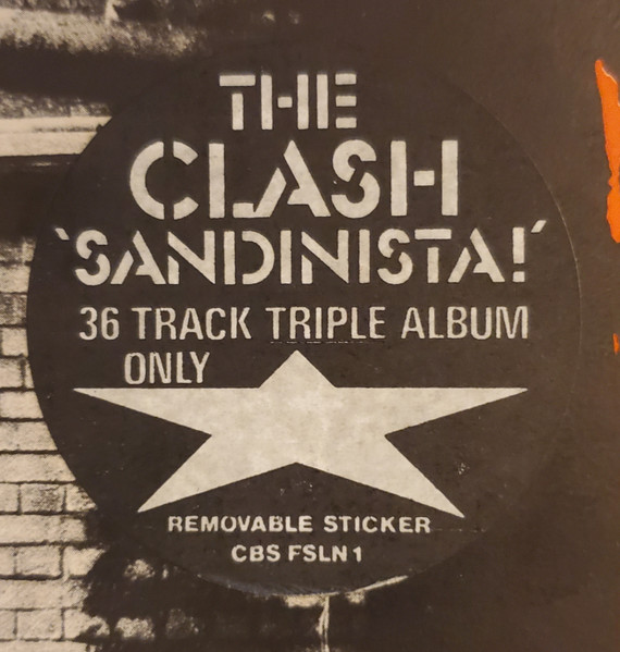 The Clash - Sandinista! | CBS (FSLN 1) - 3 The Clash - Sandinista! | CBS (FSLN 1) - 3