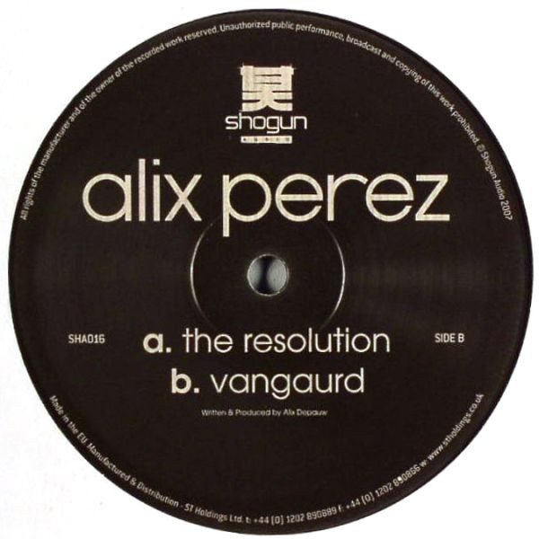 Alix Perez - The Resolution / Vanguard | Shogun Audio (SHA016) - 3