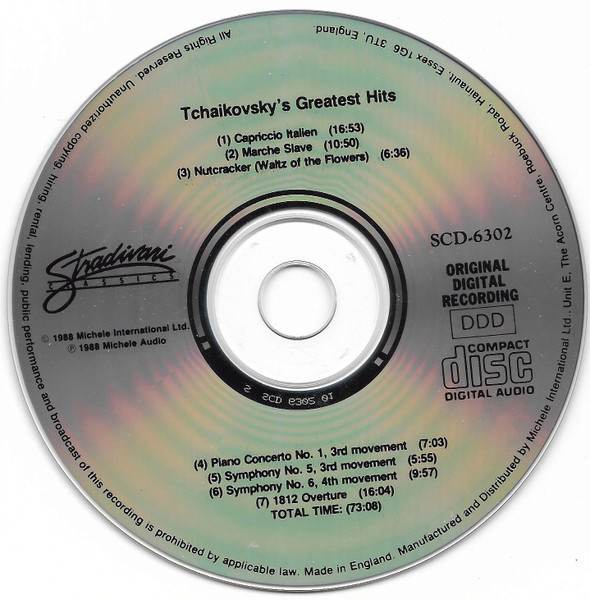 Pyotr Ilyich Tchaikovsky - Tchaikovsky's Greatest Hits | Stradivari Classics (SCD-6302) - 3