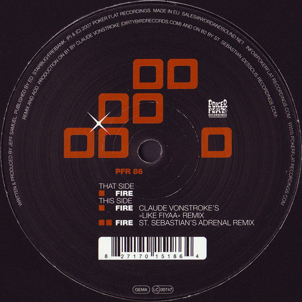 Jeff Samuel - Fire | Poker Flat Recordings (PFR 86)