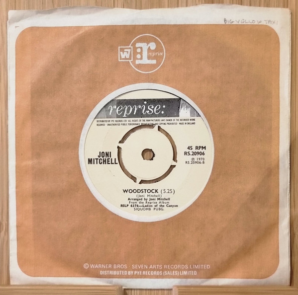 Joni Mitchell - Big Yellow Taxi | Reprise Records (RS.20906) - 2