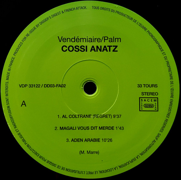 Cossi Anatz - Jazz Afro-Occitan | Diggersdigest (DD 03) - 3 Cossi Anatz - Jazz Afro-Occitan | Diggersdigest (DD 03) - 3