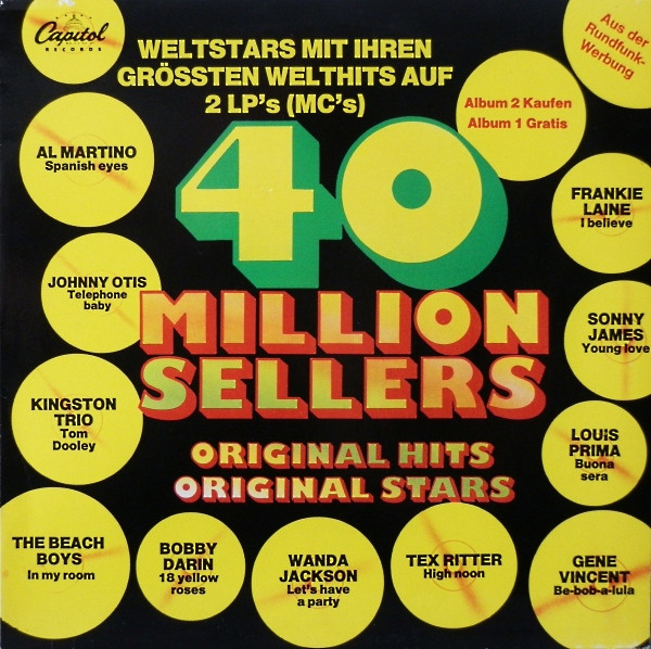 Various - 40 Million Sellers Weltstars Mit Ihren Grössten Welthits | Capitol Records (12C 1816071) - main
