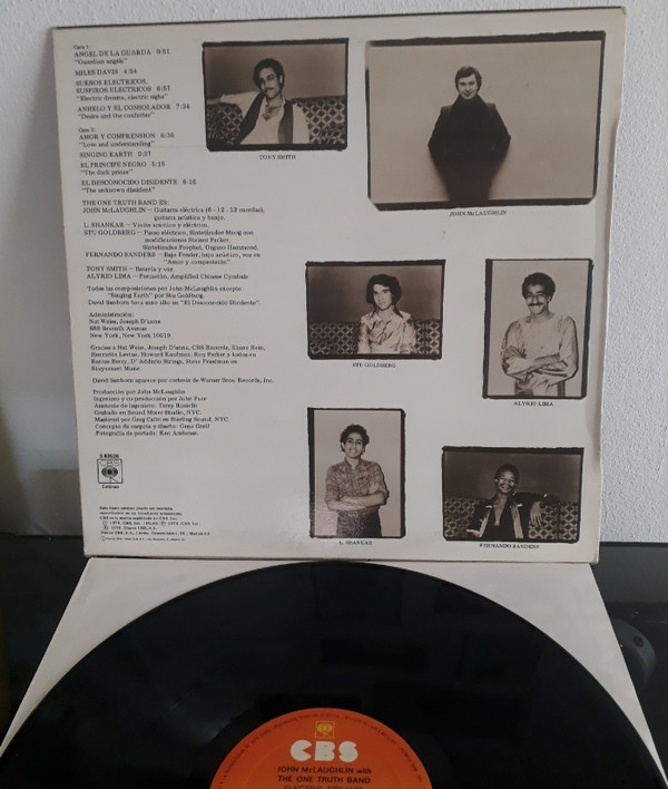 John McLaughlin With The One Truth Band - Electric Dreams | CBS (S 83526) - main