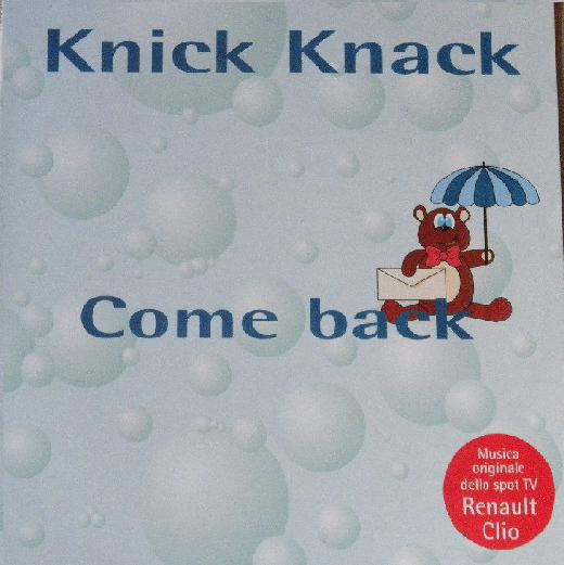 Knick Knack - Come Back | Exe Records (EXE 017) - main Knick Knack - Come Back | Exe Records (EXE 017) - main