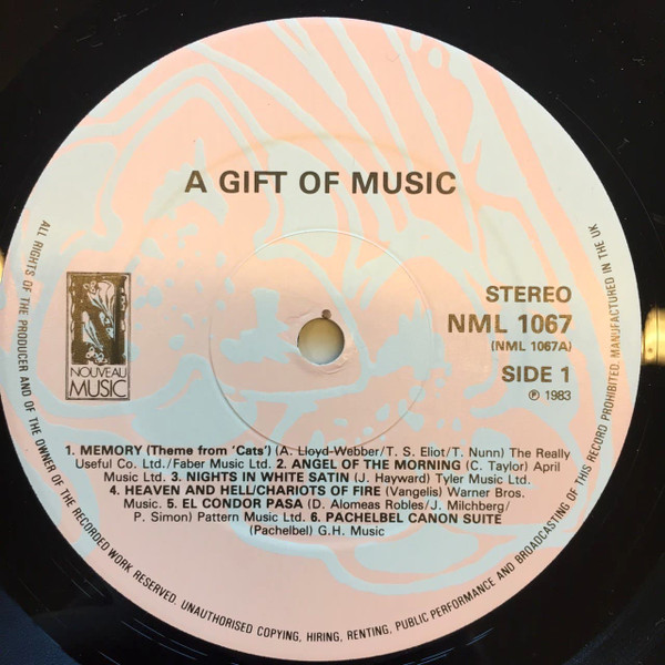 Various - A Gift Of Music | Nouveau Music (NML 1067) - 3