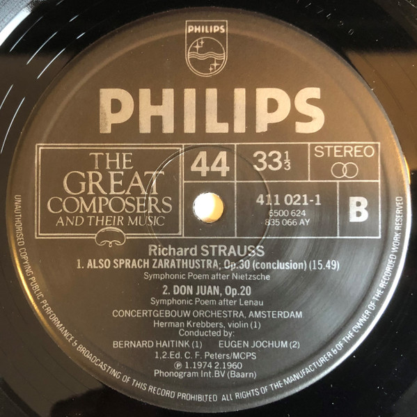 Till Eulenspiegel Op. 28 / Also Sprach Zarathustra Op. 30 / Don Juan Op. 20