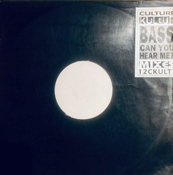 Culture Kultür - Bass Can You Hear Me? | Culture Kultür (12CKULT1) - 2