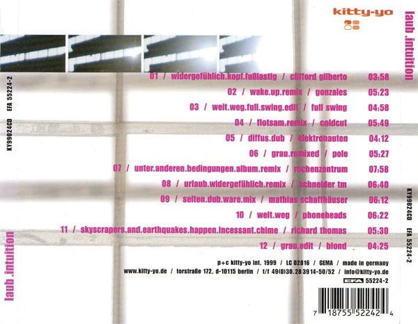 Laub - Intuition | Kitty-Yo (KY99024CD) - 2