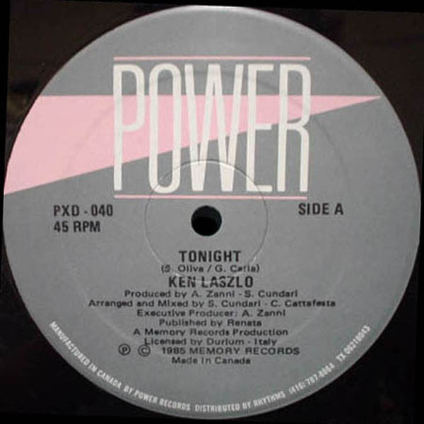 Ken Laszlo - Tonight | Power Records (PXD - 040) - main Ken Laszlo - Tonight | Power Records (PXD - 040) - main