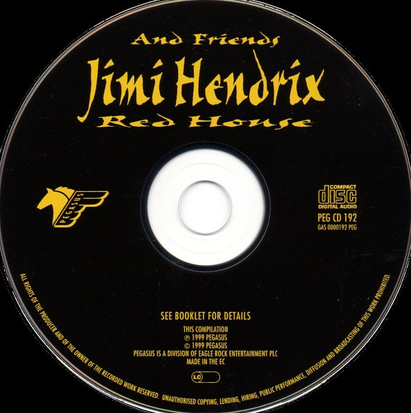 Jimi Hendrix - Red House | Pegasus (PEG CD 192) - 2