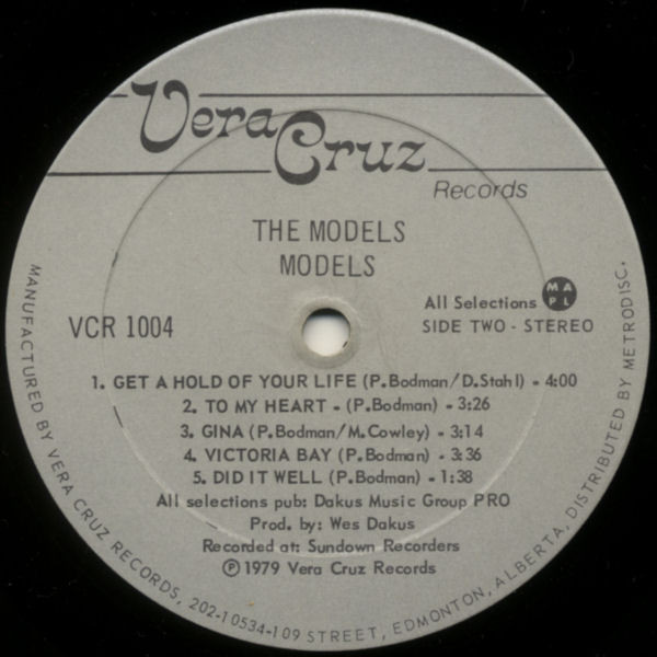 The Models - Models | Vera Cruz Records (VCR-1004) - 4 The Models - Models | Vera Cruz Records (VCR-1004) - 4