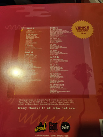 Anderson .Paak - Venice | Apeshit Records (716841632729) - 2 Anderson .Paak - Venice | Apeshit Records (716841632729) - 2