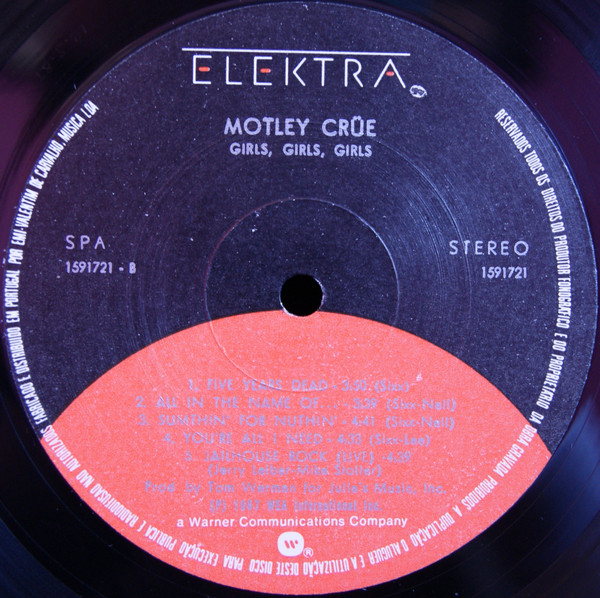 Mötley Crüe - Girls, Girls, Girls | Elektra (1591721) - 4 Mötley Crüe - Girls, Girls, Girls | Elektra (1591721) - 4