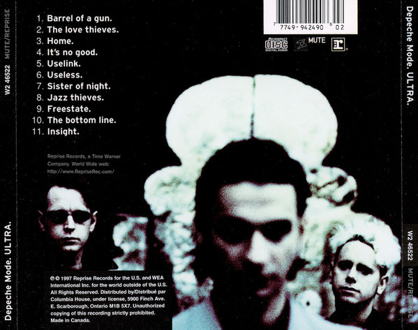 Depeche Mode - Ultra | Reprise Records (W2 46522) - 2 Depeche Mode - Ultra | Reprise Records (W2 46522) - 2