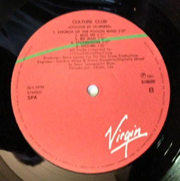 Culture Club - Colour By Numbers | Virgin (616005) - 2 Culture Club - Colour By Numbers | Virgin (616005) - 2