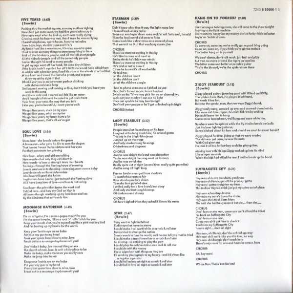 David Bowie - The Rise And Fall Of Ziggy Stardust And The Spiders From Mars | EMI (724385566615) - 4 David Bowie - The Rise And Fall Of Ziggy Stardust And The Spiders From Mars | EMI (724385566615) - 4