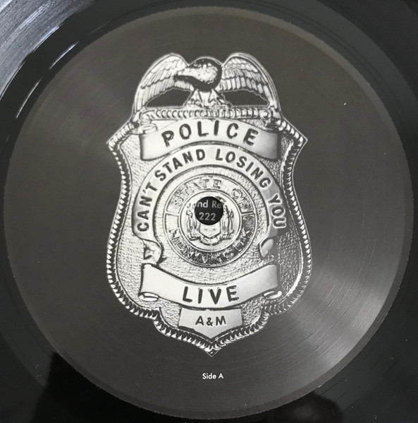 The Police - Can't Stand Losing You (Live) | A&M Records (581 037 - 1) - 3 The Police - Can't Stand Losing You (Live) | A&M Records (581 037 - 1) - 3