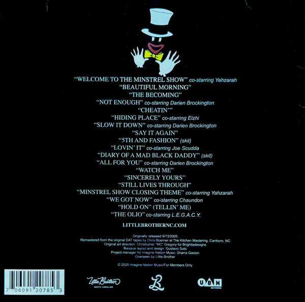 Little Brother - The Minstrel Show | Imagine Nation Music (INFMLB3-LP) - 4