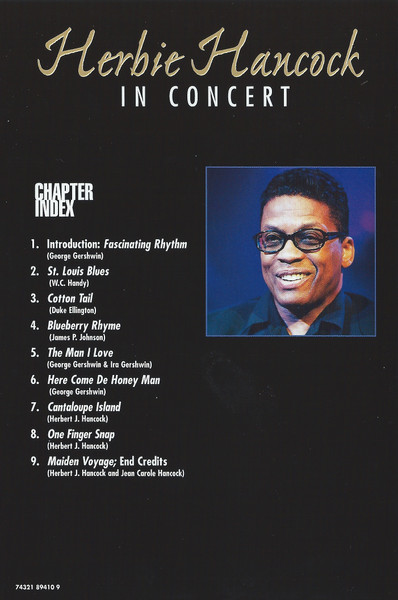 Herbie Hancock - In Concert | Image Entertainment (74321 89410 9) - 3