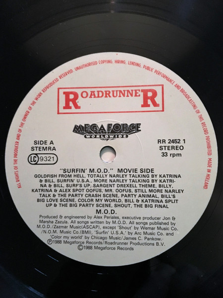 Method Of Destruction - Surfin' M.O.D. | Roadrunner Records (RR 2452 1) - 3