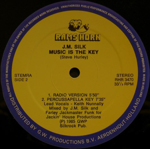 J.M. Silk - Music Is The Key | Rams Horn Records (RHR 3470) - 2 J.M. Silk - Music Is The Key | Rams Horn Records (RHR 3470) - 2