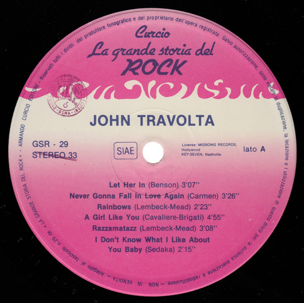 Various - John Travolta / Lloyd Price / Marv Johnson / Fontella Bass / The Box Tops | Curcio (GSR - 29) - 4