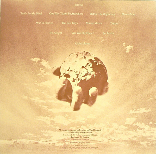 The Osmonds - The Plan | MGM Records (2315 251) - 2 The Osmonds - The Plan | MGM Records (2315 251) - 2