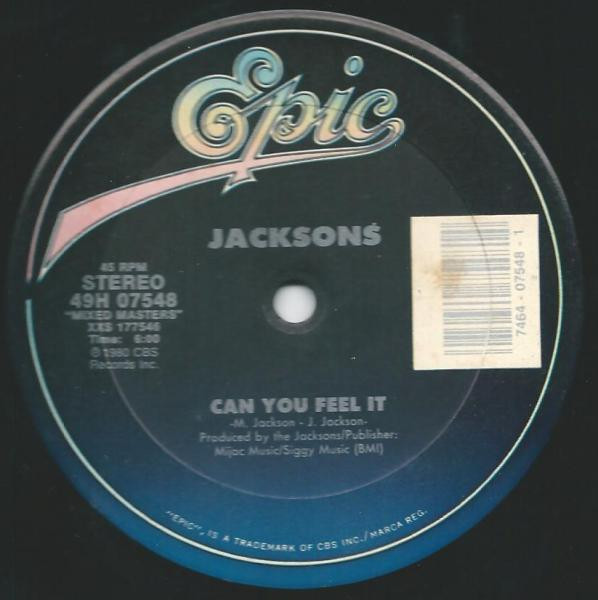The Jacksons - Lovely One / Can You Feel It | Epic (49H 07548) - 3