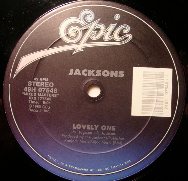 The Jacksons - Lovely One / Can You Feel It | Epic (49H 07548) - 2