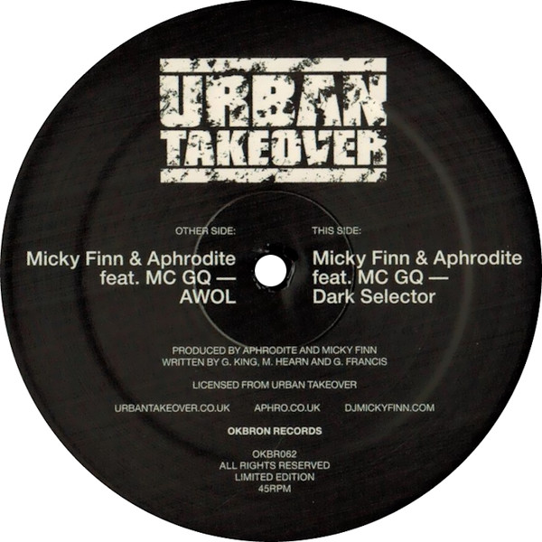 Aphrodite & Micky Finn feat. MC GQ - AWOL / Dark Selector | OKBRON (OKBR062)
