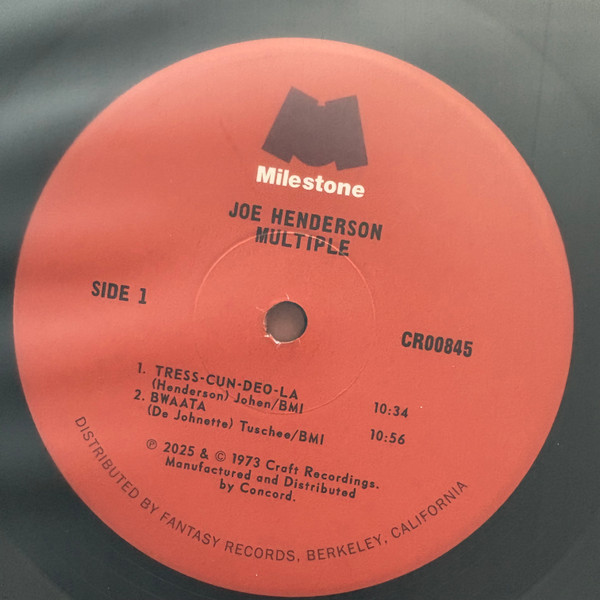 Joe Henderson - Multiple | Milestone (CR00845) - 3