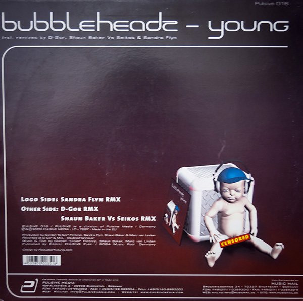 Bubbleheadz - Young | Pulsive (PULSIVE 016) - 2