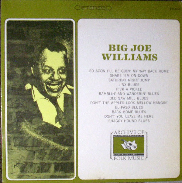 Big Joe Williams - Big Joe Williams | Everest Records Archive Of Folk & Jazz Music (FS-218) - main Big Joe Williams - Big Joe Williams | Everest Records Archive Of Folk & Jazz Music (FS-218) - main