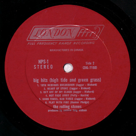 The Rolling Stones - Big Hits (High Tide And Green Grass) | London Records (NPS-1) - 3