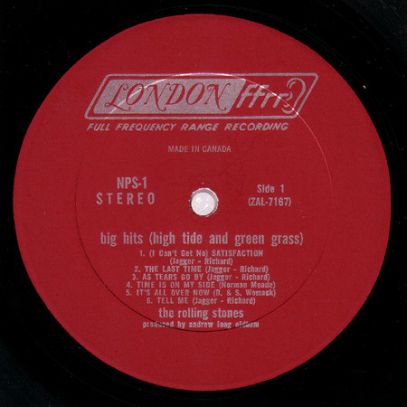 The Rolling Stones - Big Hits (High Tide And Green Grass) | London Records (NPS-1) - 2