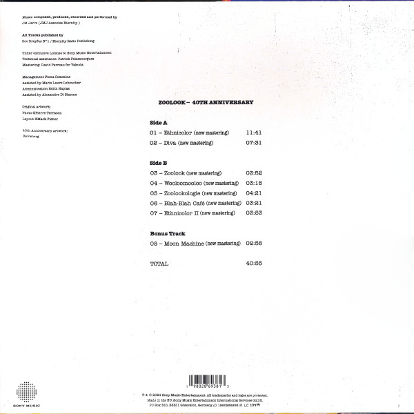 Jean-Michel Jarre - Zoolook | Sony Music (19802863813) - 2 Jean-Michel Jarre - Zoolook | Sony Music (19802863813) - 2