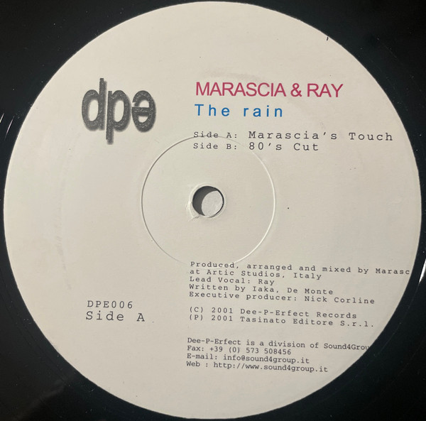 Marascia & Ray - The Rain | Dee-P-erfect (DPE 006) - 2 Marascia & Ray - The Rain | Dee-P-erfect (DPE 006) - 2