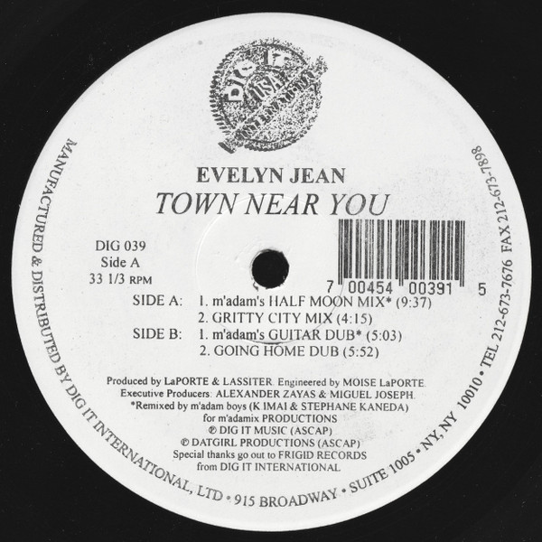 Evelyn Jean - Town Near You | Dig It USA International (DIG 039) - main Evelyn Jean - Town Near You | Dig It USA International (DIG 039) - main