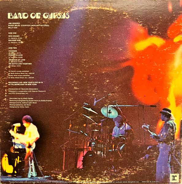 Jimi Hendrix - Band Of Gypsys | Reprise Records (RS-5195) - 4 Jimi Hendrix - Band Of Gypsys | Reprise Records (RS-5195) - 4