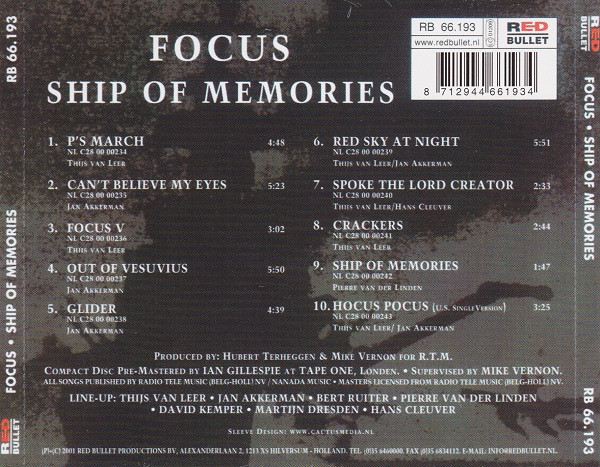 Focus - Ship Of Memories | Red Bullet (RB 66.193) - 2 Focus - Ship Of Memories | Red Bullet (RB 66.193) - 2
