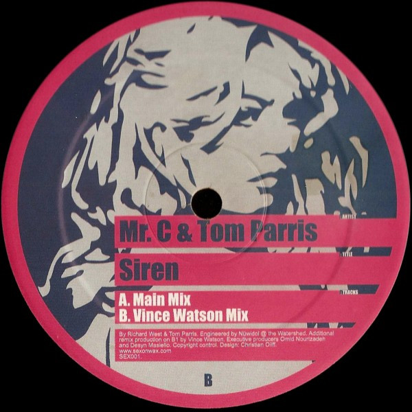 Mr. C & Tom Parris - Siren | Sex On Wax (SEX001) - main